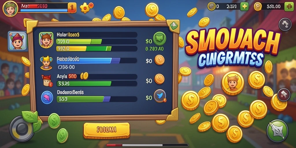55rk - Menu pilihan level yang beragam dan mudah dinavigasi.